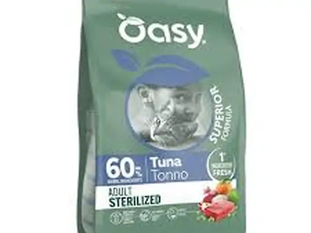 OASY SUPERIOR FORMULA з тунцем для дорослих стерилізованих котів 0,3 кг