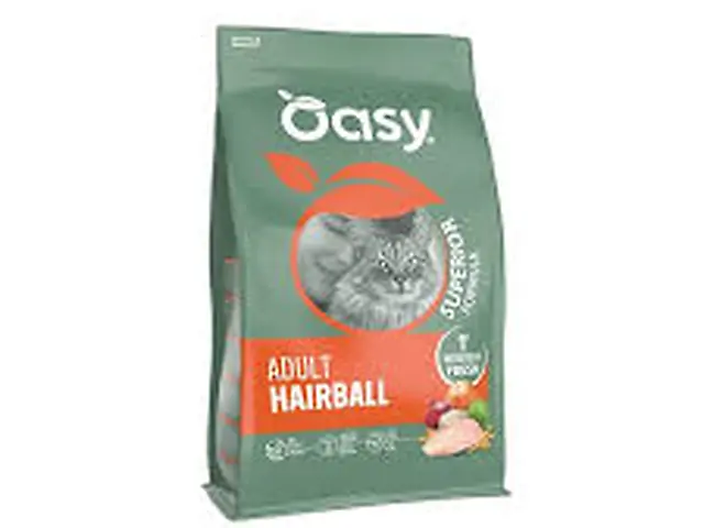 OASY SUPERIOR FORMULA з куркою для дорослих котів для виведення шерсті 0,3 кг
