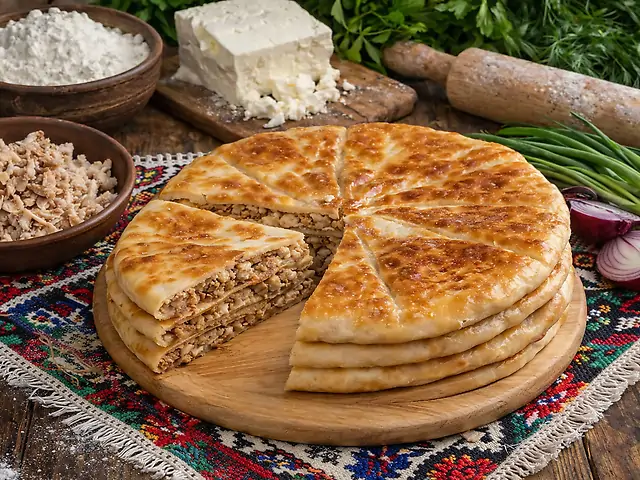 Плацинда с курицей