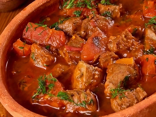 Чашушули из телятины