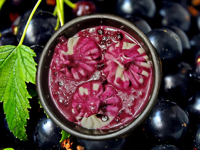 Хинкали сет смородиновый крем