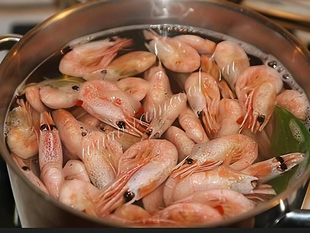 Креветки отварные
