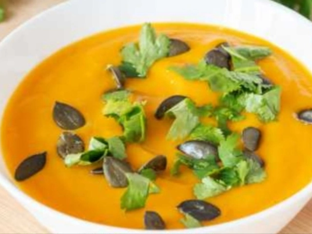 Тыквенный крем-суп с сыром филадельфия