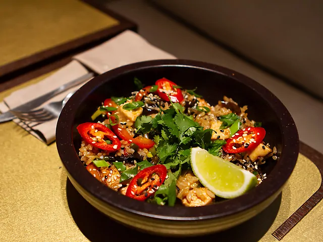 Рис пад тай з креветкою