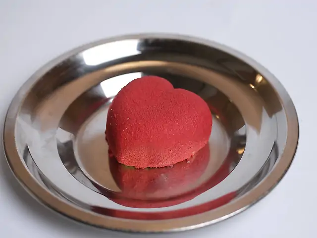 Серце тістечко
