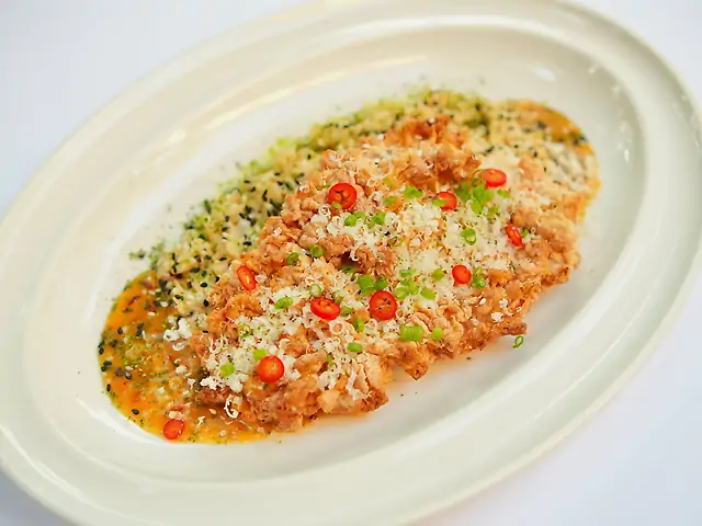 Кріспі курочка з рисом