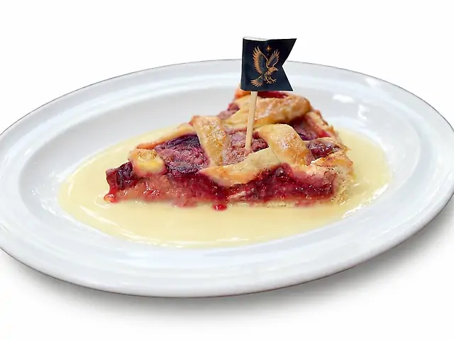 Пиріг слива  карамель