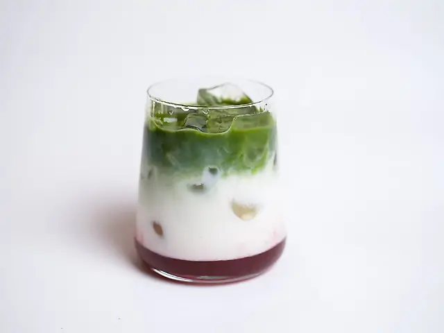 Raspberry matcha