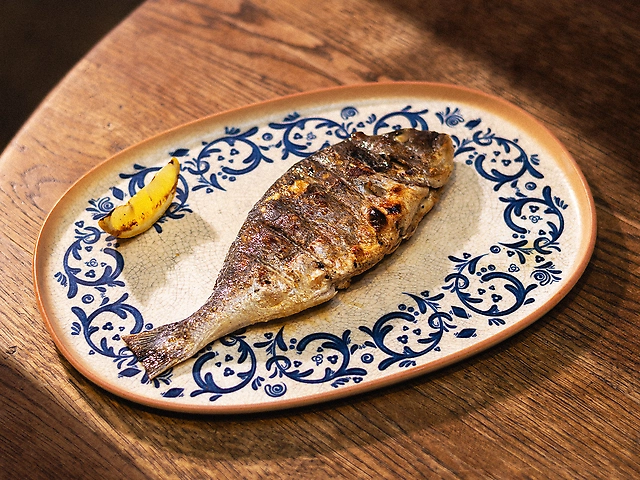 Дорадо на грилі