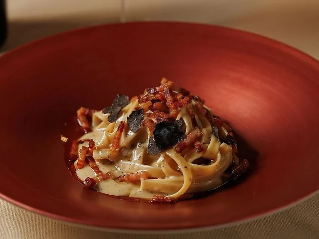 Тальятелле аля Карбонара "Antica Cantina"