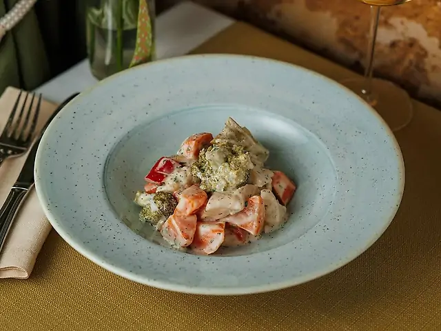 Салат Джардінєра з куркою