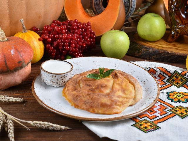 Вертута з гарбузом зі сметаною