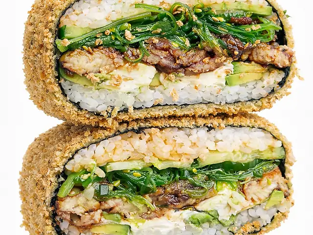 Суші бургер з вугрем