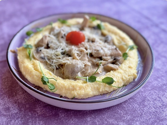 Паленто з куркою та грибами