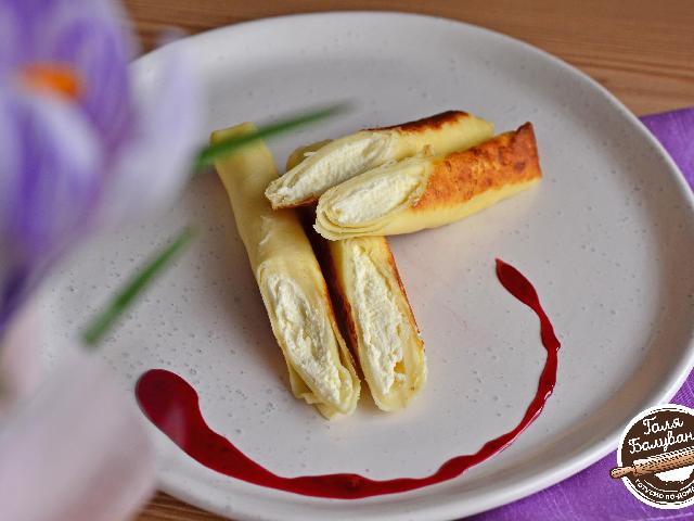 Блины с сладким сыром