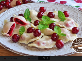 Вареники с вишней