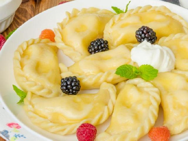 Вареники с сладким сыром