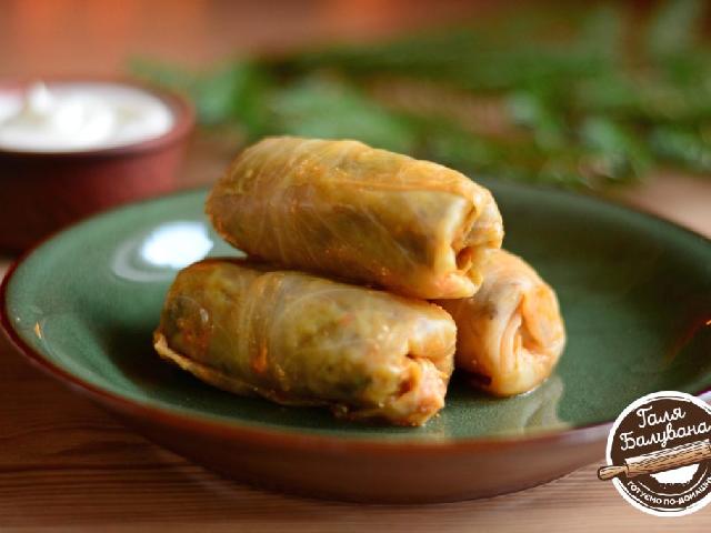 Голубцы с грибами