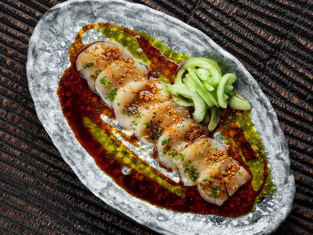 Гребінець з цитрусовим теріякі