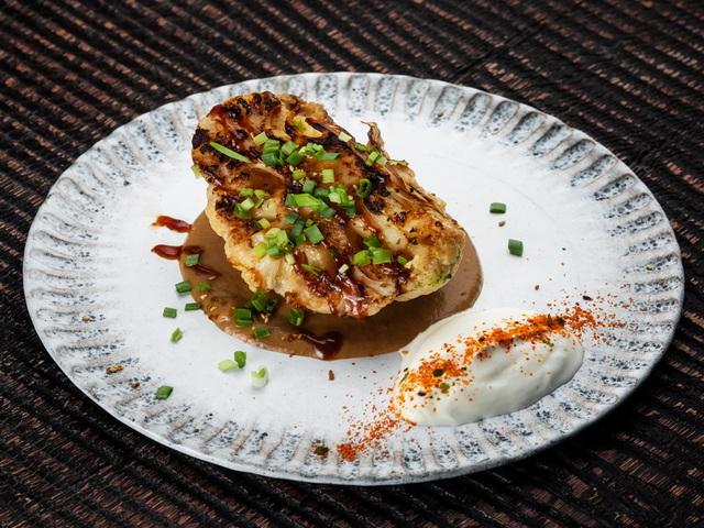 Цвітна капуста з цибулевим кремом