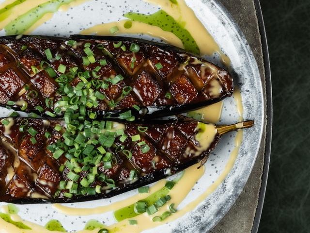 Карамелізований місо-баклажан