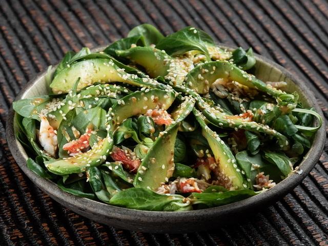 Зелений салат без краба