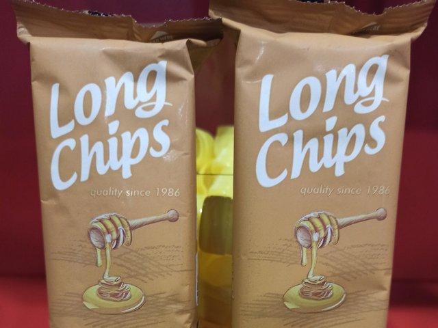 Чіпси Long Chips мед та BBQ