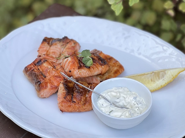 Шашлик з лосося