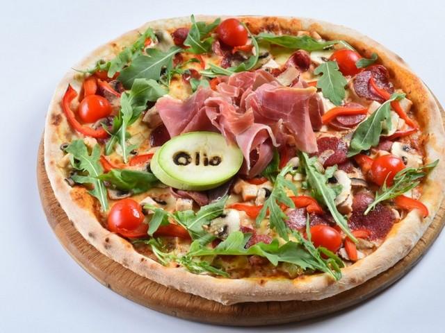 Піца Olio Pizza, С соусом BBQ