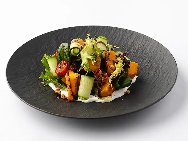 Салат із запеченим гарбузом