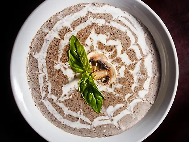 Крем-суп грибний