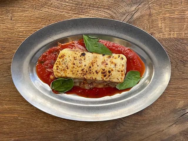 Лазанья з сиром Качоковалло