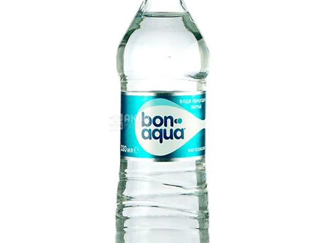 Вода з газом BonAqua 0.33 скляна пляшка