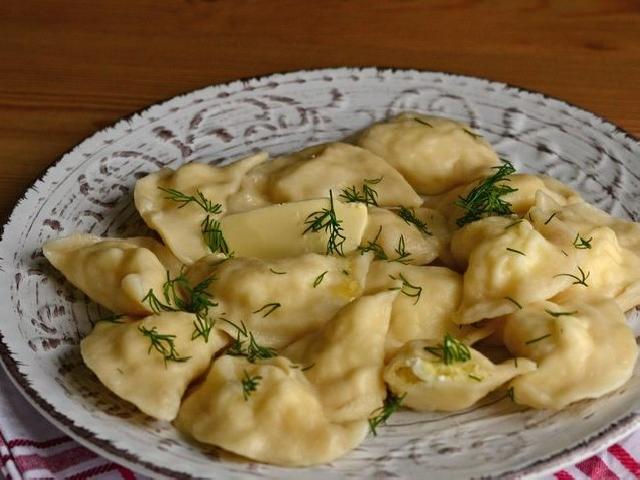 Вареники з солоним сиром