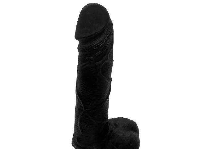Крафтовое мыло-член с присоской Чистый Кайф Black size M натуральное