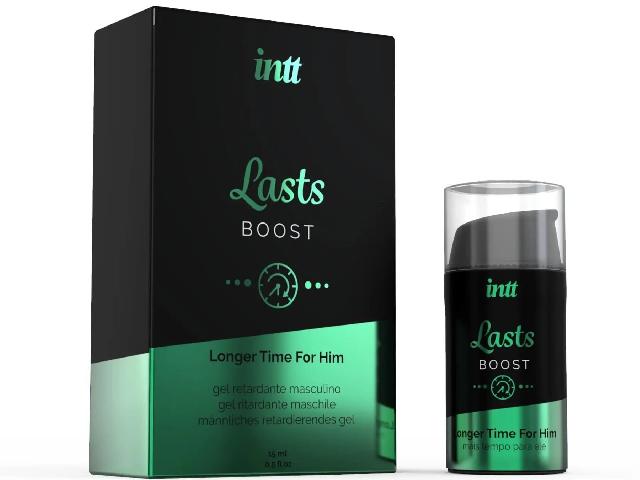 Пролонгатор для мужчин Intt Lasts (15 мл) с экстрактом гвоздики и мяты