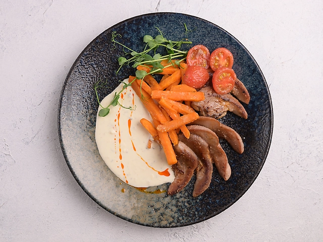 Язички ягняти з бататом