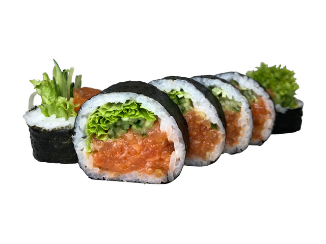 Футомакі Тартар із лососем