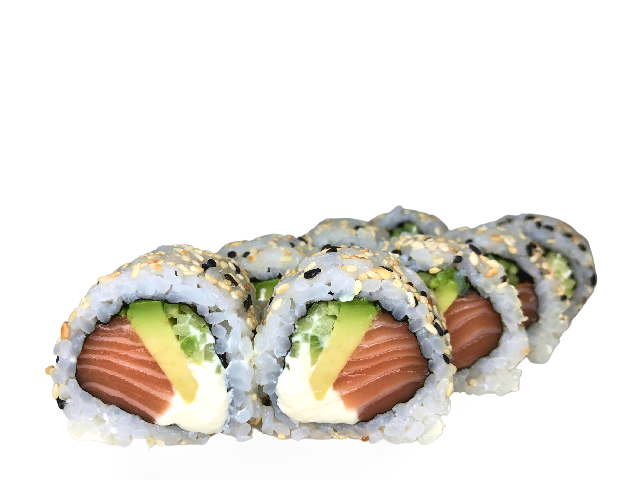 Урамакі з лососем