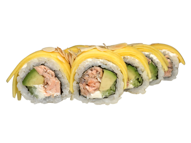 Запечений лосось в манго