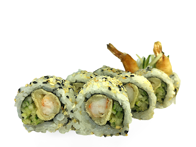 Каліфорнія з креветкою в темпурі