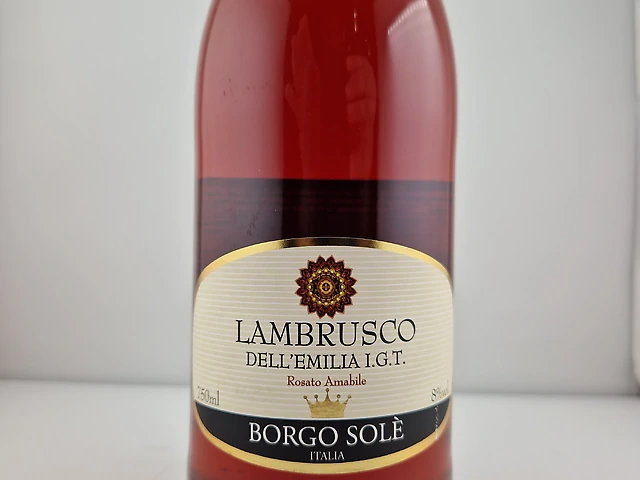 Borgo Sole Lambrusco Dell`Emilia IGT Rosato Amabile (Рожеве напівсолодке)