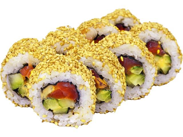 Лосось х/к в кунжуті