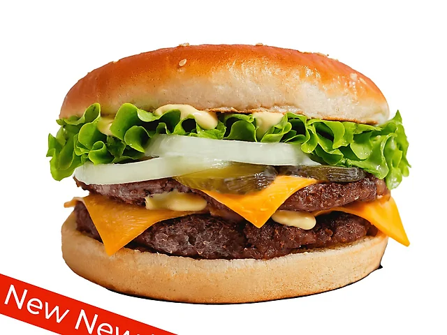 G-Burger комбо: G-Burger, фритюр, соус, великий напій