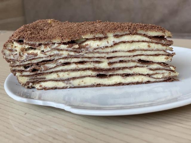Торт "Шоколадний наполеон"