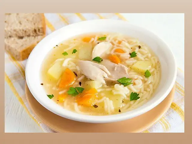 Суп курячий з локшиною
