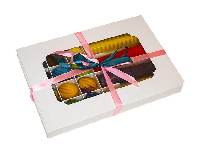 Набір на 12 горішків та 4 трубочки