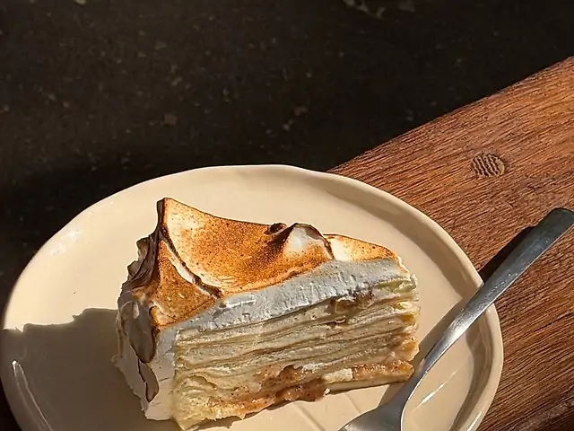 Млинцевий тортик з грушею