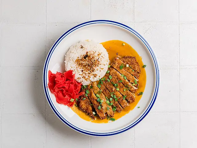 Свинина кацу з рисом карі