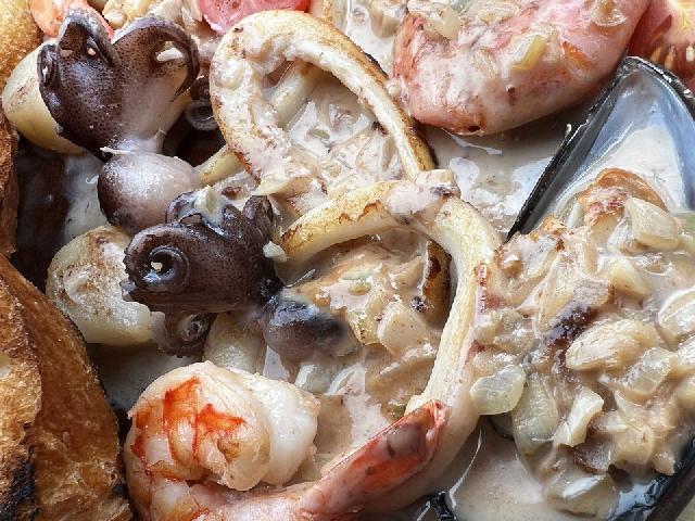 Соте із морепродуктів